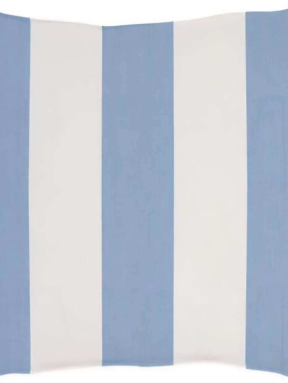 Ballards Design Pair Outdoor Blue/ White Canopy Stripe Cushion Covers 24X23X5.5